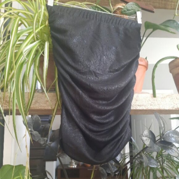 EUC! MIKUTA The Black Glitter Base Skirt XS - Picture 4 of 5